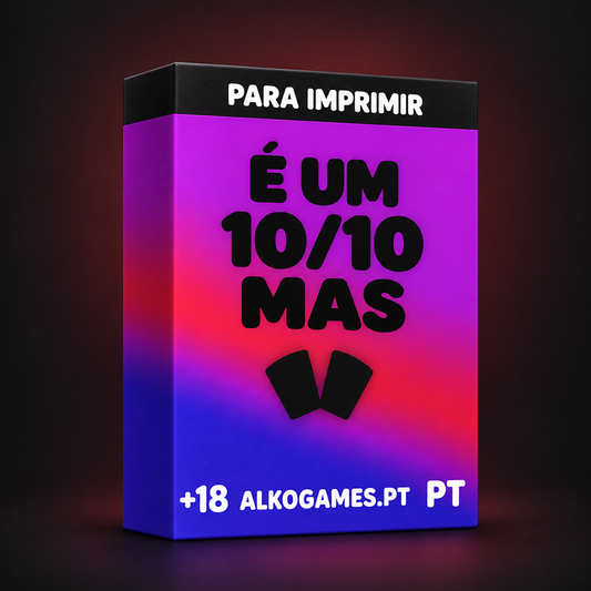 Jogo "É Um 10/10 Mas" (Para Imprimir)
